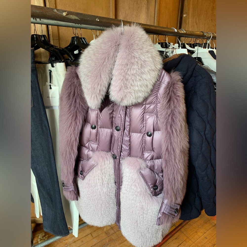 Moncler Fur Down Coat (NWT)